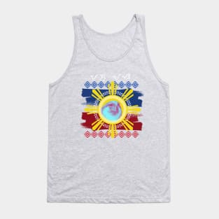 Philippine Eagle Sun with Baybayin Script Pag-asa (Hope) Tank Top